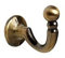 New Edge Blinds Tieback Hooks (Pair) (Antique Brass)