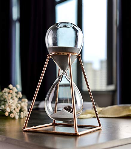 Brogtorl Sablier Cristal Transparent Sablier Décoration Cadeaux créatifs Jouet Office Home Decor 30 Minutes