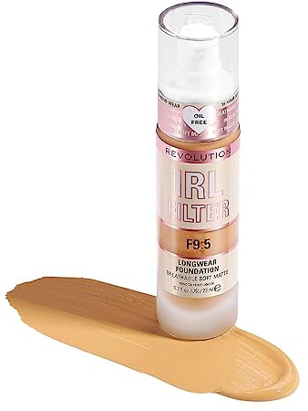 Makeup Revolution, IRL Filter Longwear Foundation, Medium to Full Coverage, F9.5, 23ml