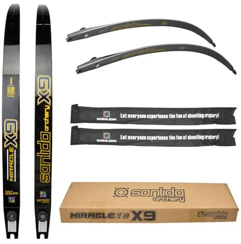 limaity Bogenschießen Recurve Bogen Gliedmaßen ILF Takedown Bogen Gliedmaßen 16/44lbs mit Bogen Gliedmaßen Tasche zum Jagen und Schießen (66 Zoll, 20 Pfund)