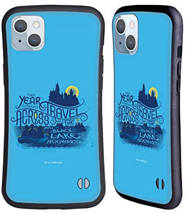 Head Case Designs Offizielle Harry Potter Big Black Lake Deathly Hallows XVIII Hybride Handyhülle Hülle Huelle kompatibel mit Apple iPhone 14 Plus