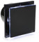 STERR Black Bathroom Fan 6 inches / 150 mm with LED + TIMER - Extractor Fan - Glass Front - Modern Look - BFS150LT-B - 25 W