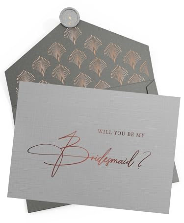 Joli Coon 5 Will you be my bridesmaid cards with envelopes and wax seals - Bridesmaid proposal cards