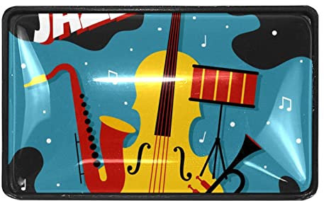 Jazz Poster Vektor Schublade Ziehgriff 4 Stück für Kommode Küche Schränke Kleiderschrank