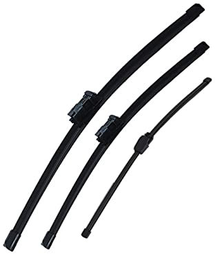 FRIGENN Auto vorne hinten Windschutzscheibe Scheibenwischer Scheibenwischer Scheibenwischer, für VW Polo MK4 9N3 9N 2006 2007 2008 2009