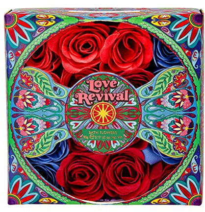 Heathcote & Ivory Love Revival-Bath Flowers 90g - Relaxing Bath Petals for a Soothing Bathing Experience