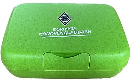 Borussia Mönchengladbach Brotdose Borussia | Offizieller Fanartikel Fohlenshop | Lunchbox für Kinder Snackbox in den Vereinsfarben des VfL
