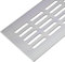 Gedotec Rejilla de ventilación rectangular de aluminio, 1 pieza rejilla de ventilación de salida de aire anodizado plata 600 x 60 mm | rejilla de puerta de aluminio para interior y exterior | rejilla