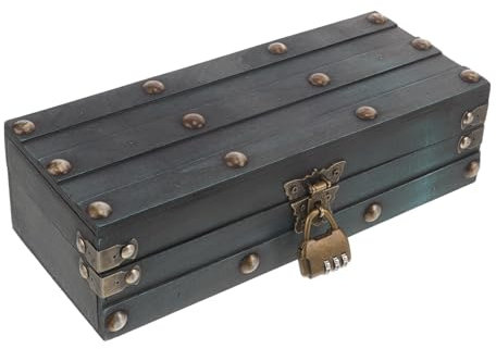 DIYEAH Holz-Schmuckschatulle Antike Schmuckaufbewahrung Schmuckstückhalter Schmucktruhe Ring Halskette Ohrringe Organizer Muttergeschenke Muttertagsgeschenk Für Frauen Und Mädchen