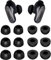 ALXCD Foam Eartips Compatible with Bose QuietComfort Ultra Earbuds, 6 Pairs S M L Sizes Soft Memory Foam Ear Tips, Compatible with Bose QC Ultra Earbuds 2023, Black sml