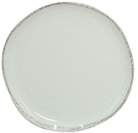 Van Well | URBAN Dessertteller 20 cm creme - Steinzeug für Frühstück, Dessertteller Rund, Kuchenteller