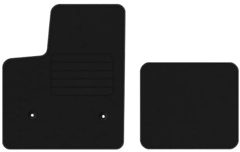 Set de tapis en velours pour FIAT Topolino Électrique à partir de 2023 Basic fixations rondes Tapis en velours Tapis de voiture Avec protège-talon Ajustement Parfait Neuf
