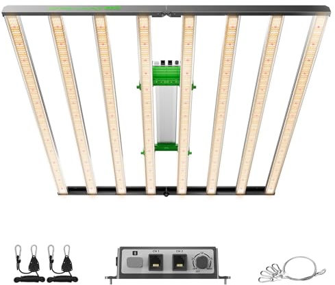 MARS HYDRO 2024 Neue FC-E 1000W LED Grow Lampe Vollspektrum Dimmbar Pflanzenlampen Wachstumslampe für Kommerziellen Zimmerpflanzen, Gemüse, Blume