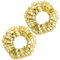 BOOMTOP 2 Stück Glitzer Haargummis Haar Scrunchies Silvester Weihnachten Metallic Haarschmuck Elastische Haarbänder Gold Pferdeschwanz Haargummis für Geburtstag Karneval Mottoparty Damen Mädchen