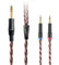 FAAEAL 8N OCC Deutscher Kupferdraht, kompatibel mit Sony MDR Z1R MDR Z7M2 Hifiman HE560 HE-350 Meze Audio Denon AH-D9200 Kopfhörer, 6,35 mm Stecker, 2 m
