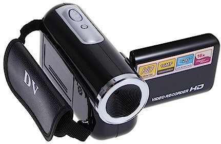UKCOCO Mini Player Mini Video Dv Camcorder Handheld Cam Corder Vintage 2.0 Inch Digital Camera 16 Million Pixels Digital Camera Portable Video