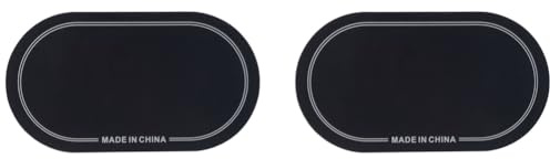 Hburirrty Bass Drum Patch,Drum Drum Percussion Instrument Accessories,Bass Drum Patches Black 10 X 18cm
