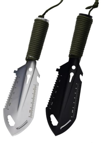 Mocturnity Schaufel, Multifunktionale Ordnance-Schaufel, Survival-Outdoor-Ausrüstung, Gartenwerkzeug, Schaufel für Tragbares Camping, Wandern