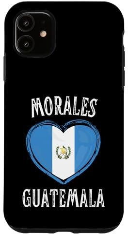 Guatemala Flag Heart Morales City Case for iPhone 11