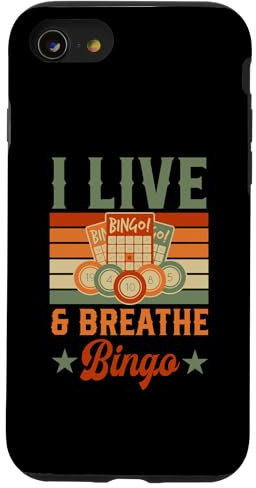 Je vis et respire Bingo Coque pour iPhone SE (2020) / 7 / 8