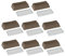 8Keys PBTs Keycap Original Height 2Us Not Engraving Rohlinge Key Covers Unique Character Button For