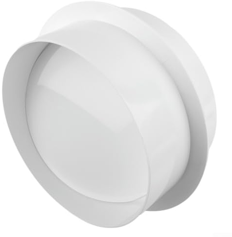 Bebykilemi Rückschlagventil, Luftk-Verbindungsstück, Badezimmer, Küche, Ventilator, Rückschlagventile mit Rückstauklappe, Zugluftblocker für Belüftungssysteme, 80–200 mm (200 mm)