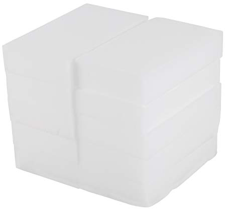 Wadakada 100x60x20mm 10pcs Magic Sponge Eraser Melamine Cleaner-white