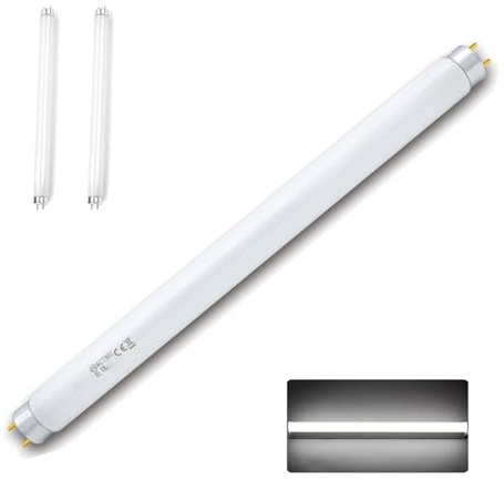 BVCL T8 15W LED-Röhre 450mm (1,5ft) Kaltlicht 6500K - Direkter Ersatz for Neonröhren, Mückenschutzlampen, Büros und Garagen(2pcs)