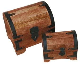 Holzspielerei 73627-60 - Bauernkasse Mango geflammt Set