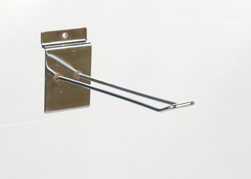 DPS Shopfitting Lamellenwand Paneele Haken doppelt 10cm (10 Stück)