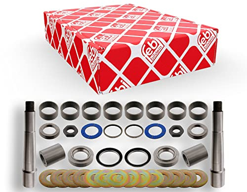 febi bilstein 29710 King Pin Set with friction bearing, double set, pack of one