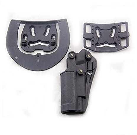 H Welt EU Taktische Airsoft Verschleierung Rechte Taille Paddel Gürtel Hand Holster für Colt 1911 (Schwarz)