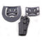 H Welt EU Taktische Airsoft Verschleierung Rechte Taille Paddel Gürtel Hand Holster für Colt 1911 (Schwarz)