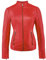 Urban Leather Fashion Lederjacke - Rt01, Rot, Größe 50, 5XL