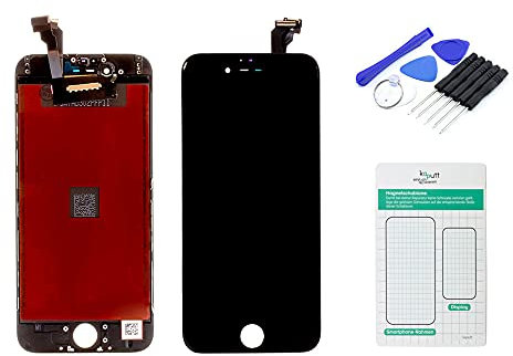 kaputt.de Display SCHWARZ (4,7 Zoll) für iPhone 6 LCD Front Bildschirm Set inkl. DIY Reparatur-Set