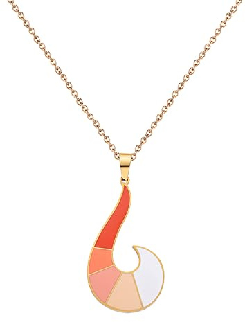 ZAG STORE - Miraculous Ladybug Halskette Rena Rot Transformation, Enamel