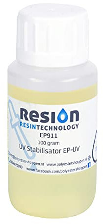 Epoxidharz UV-Stabilisator/Verhindert Verfärbung | 100gr | Geruchslos, Top Qualität, Für alle Epoxidharze