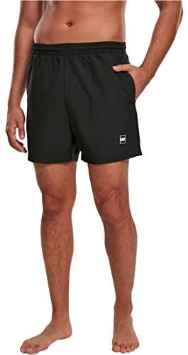 Urban Classics Herren TB3560-New Swimshorts Badehose, Black, S