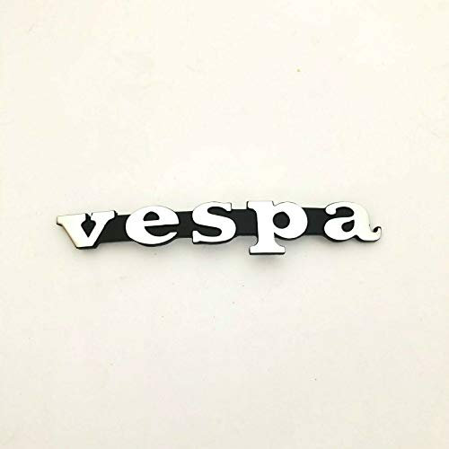 TARGHETTA SCRITTA SCUDO ANTERIORE INTERASSE 80 MM VESPA 50 SPECIAL 125 PRIMAVERA ET3 PX PE ARCOBALENO