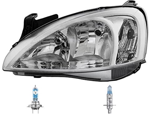 Halogen Scheinwerfer Frontscheinwerfer links H1 für Corsa C inkl. Lampen