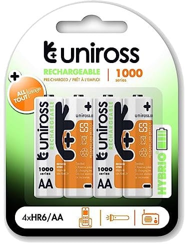 UNIROSS AA 1000 Hybrio Rechargeable Battery