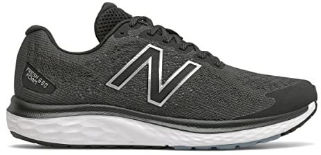 New Balance Herren M680V7 Straßen-Laufschuh, Black, 40.5 EU