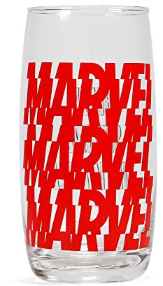Half Moon Bay Bicchiere in vetro Marvel – Logo Marvel, GL01MV13