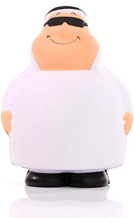 SQUEEZIES Scheich Bert - Der perfekte Antistress-Begleiter für Weltenbummler und Bürohelden - lustiges Geschenk für jeden Anlass!