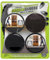 Slipstick Premium Furniture Sliders for All Floor Surfaces (16 Piece Moving Kit) Reusable 3.5” Round Furniture Movers for Sliding Furniture on Hardwood & Carpet, Black, CB13-1-16
