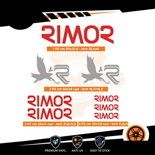 Generico Aufkleber-Set für Camper Rimor - Version H