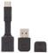Bewinner Convertidor de Adaptador de Controlador Inalámbrico USB para Controlador PS4 / PS5 / Switch Pro, Adaptador de Controlador Bluetooth Compatible con PC con Windows, con Cable OTG