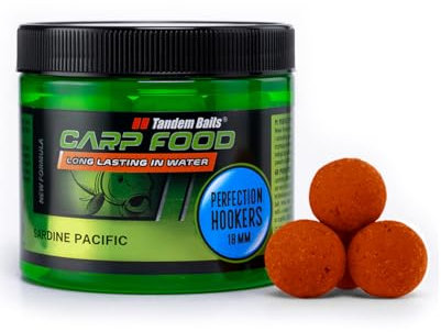 Tandem Baits Karpfen Futter Angelfutter Hakenköder Perfection Hookers 18 mm 120 g Pazifische Sardine