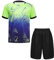 iiniim Kinder Jungen Sport Set 2tlg. Schnelltrockend T-Shirt + Shorts Sportanzug Trainingsanzug für Jogging Fußball Basketball Kleidung A Fluorescent Grün 122-128