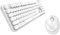 Wireless keyboard + mouse set MOFII Sweet 2.4G (white)